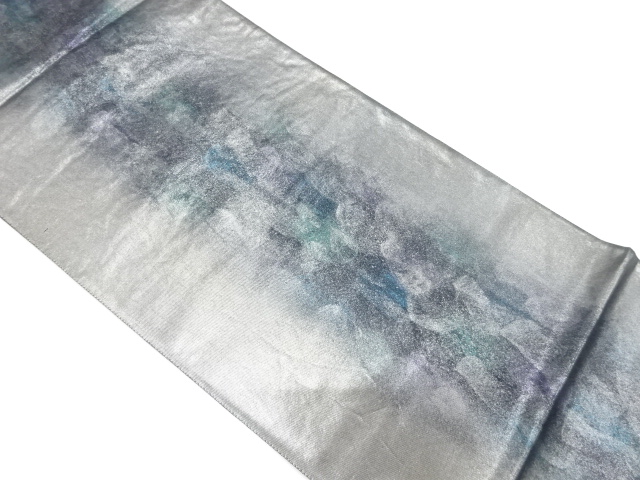 変わり縞模様暈し袋帯